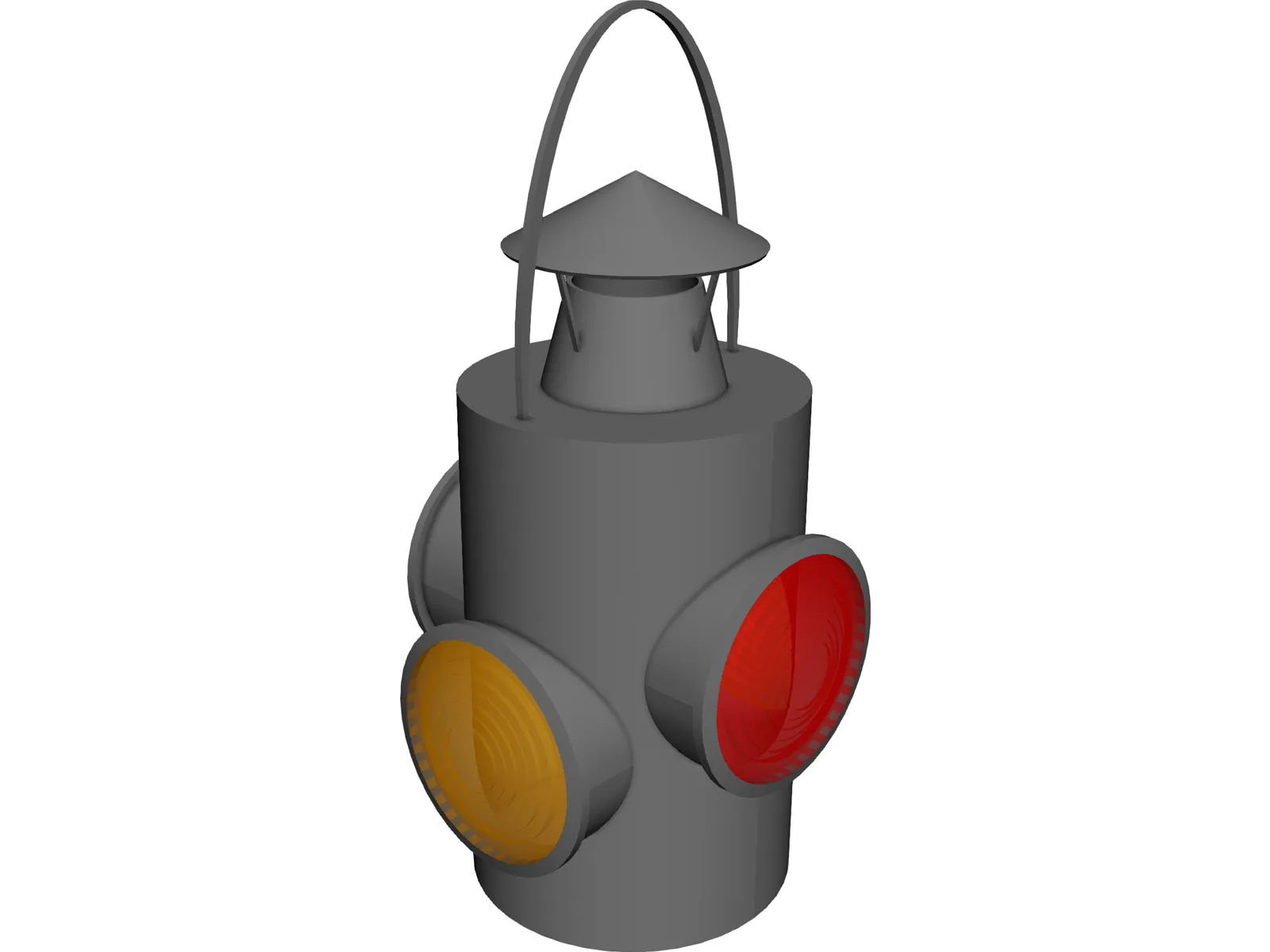 Railroad Lantern 3D Model
