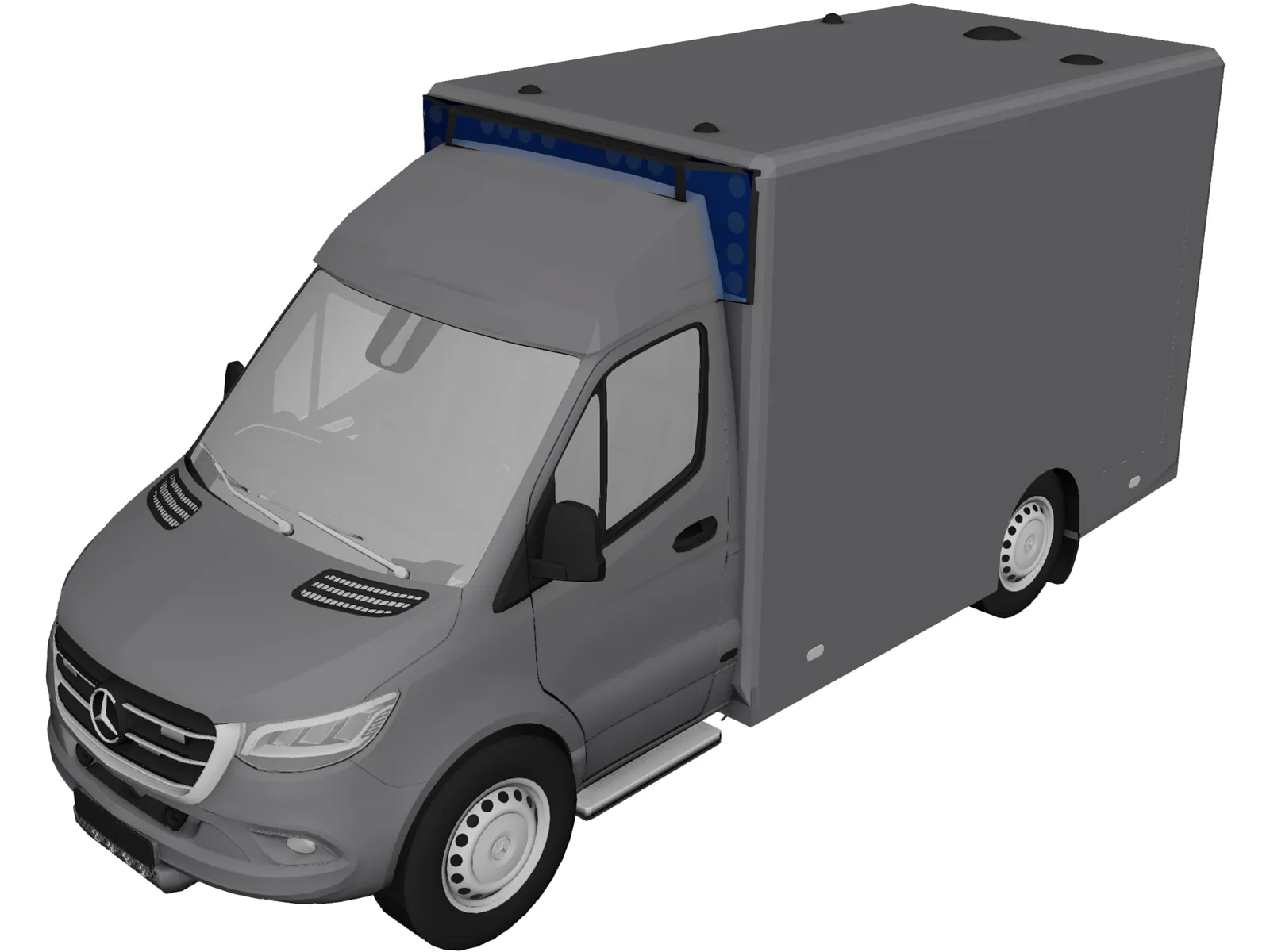 Mercedes-Benz Ambulance 3D Model
