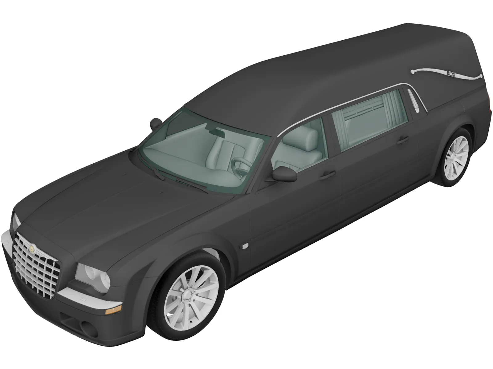Chrysler 300C Hearse (2009) 3D Model