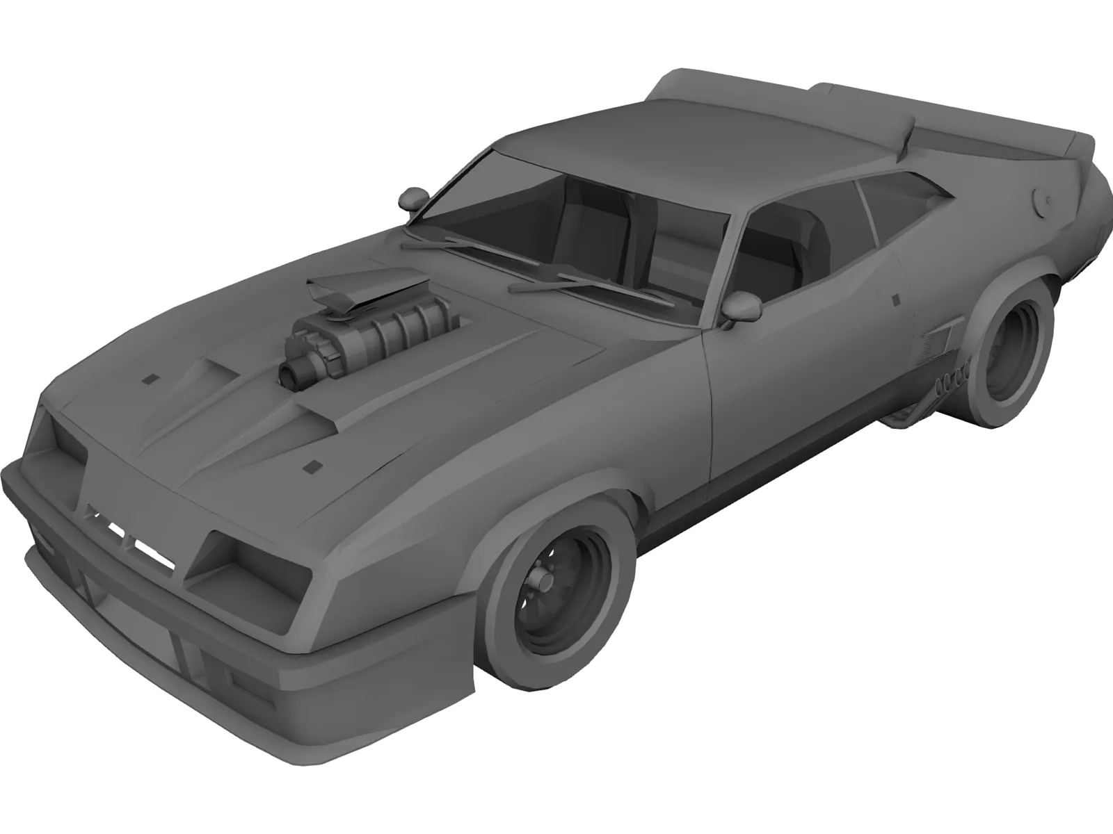 Ford Falcon XB Coupe [Charged] 3D Model