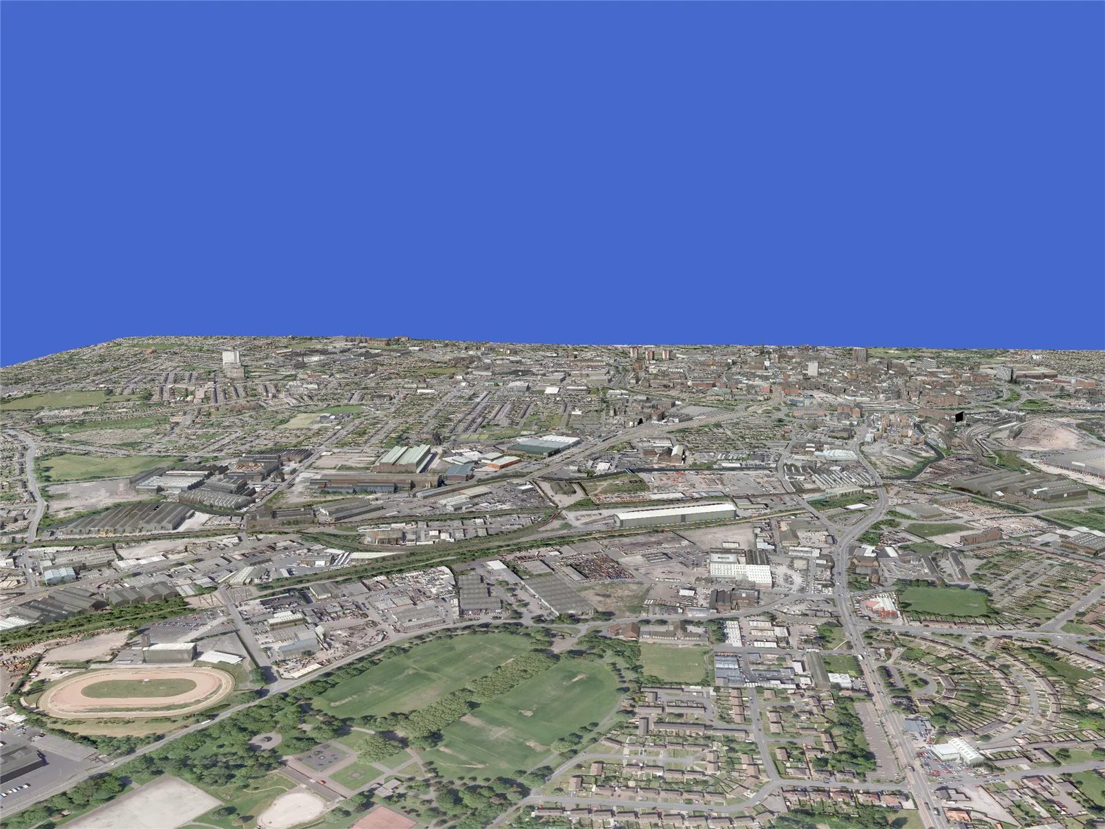 Wolverhampton City (UK) 3D Model