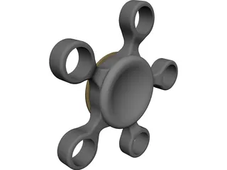 Fidget Spinner CAD 3D Model