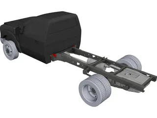 Ford F-550 Chassis CAD 3D Model