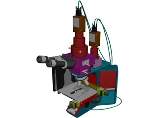 Olympus Microscope 3D Model