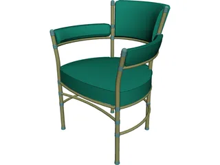 Chair Metal and Belt 3D Model