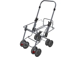 Stroller CAD 3D Model