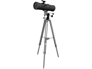National Geographic 130/650 Telescope 3D Model
