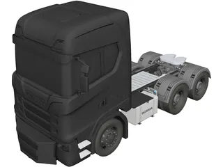 Scania R730 (2019) CAD 3D Model