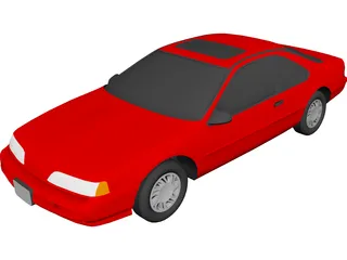 Ford Thunderbird (1992) 3D Model