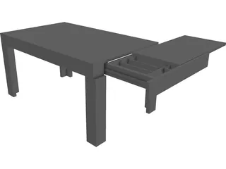 Table CAD 3D Model