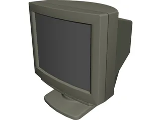 Computer Monitor CAD 3D Model