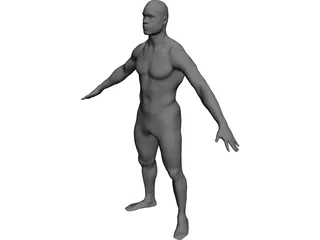 Man Body International CAD 3D Model