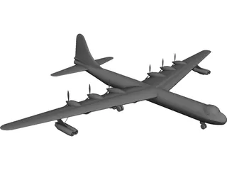B-36 Peacemaker CAD 3D Model
