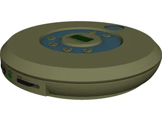 CD Player CAD 3D Model