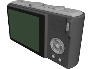 Panasonic Lumix TZ5 CAD 3D Model