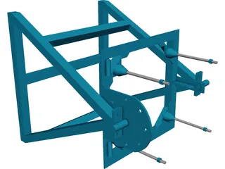 Maintenance Table CAD 3D Model