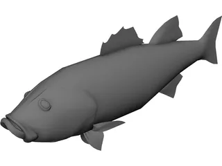 Fish CAD 3D Model