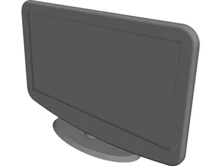Samsung TV 40 Inch CAD 3D Model