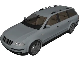 Volkswagen Passat Variant Wagon 3D Model
