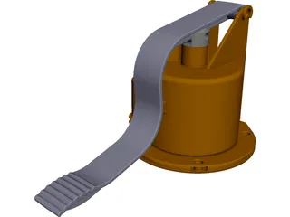 Hydro Pump CAD 3D Model