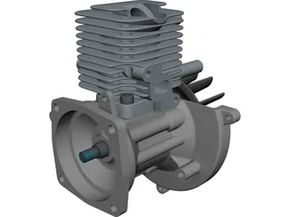 Engine CAD 3D Model