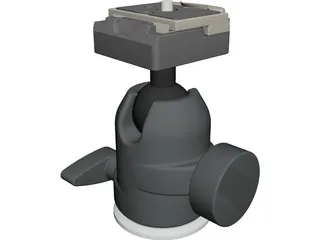 Manfrotto 488RC2 Ball Head 3D Model