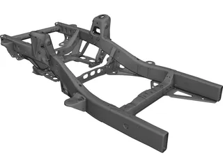 GMT360 Front Frame Assembly CAD 3D Model