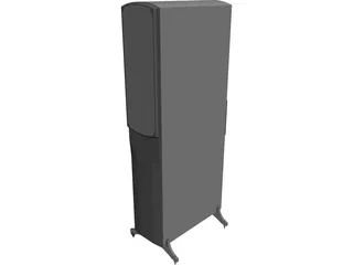 Klipsch KSP-400 Tower Speaker CAD 3D Model