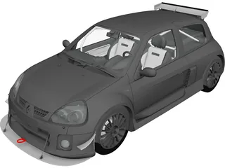 Renault Clio V6 Sport (2003) 3D Model