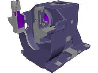 Engine Support CAD 3D Model