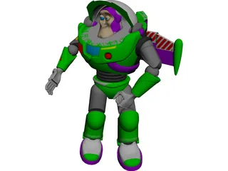 Buzz Lightyear CAD 3D Model