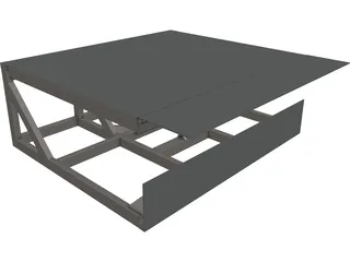 Leveling Platform CAD 3D Model
