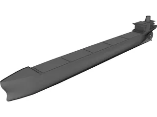 Oil Tanker 3D Model