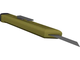 Knife Utility 3D Model
