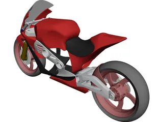Motorcycle Concept 3D Model
