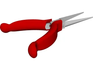 Craftsman Needle Nose Pliers CAD 3D Model