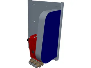 Speck P45/120-80 High Pressure Pump CAD 3D Model