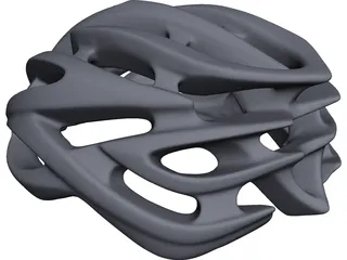 Bicycle Helmet CAD 3D Model