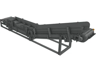 Chain Conveyor CAD 3D Model