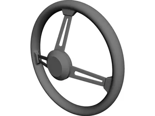 MOMO Steering Wheel CAD 3D Model