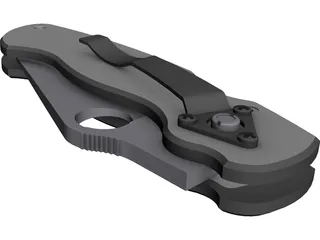 Folding Knife CAD 3D Model