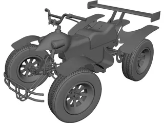 Quad Concept CAD 3D Model
