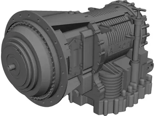 Allison Transmission 3200 CAD 3D Model