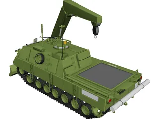 Engineer Tank CAD 3D Model