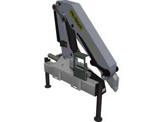 Palfinger Crane PK33002 CAD 3D Model