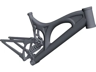 Santa Cruz V10 Frame CAD 3D Model