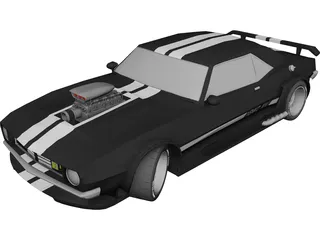 Chevrolet Yenko Camaro Supercharged 3D Model