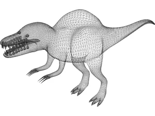 Spinosaurus Toy 3D Model