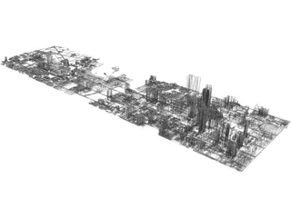 Philadelphia City 3D Model