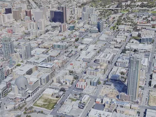 San Diego City, CA, USA (2019) 3D Model